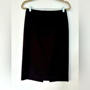 Tahari black pinstripe pencil skirt